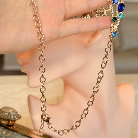 ⚜️ Elegant Multicolor Gemstone Necklace - Picture 7 of 9